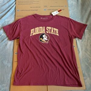 Florida State Seminoles Fanatics Team Lockup T-Shirt Garnet Large NWT NCAA FSU